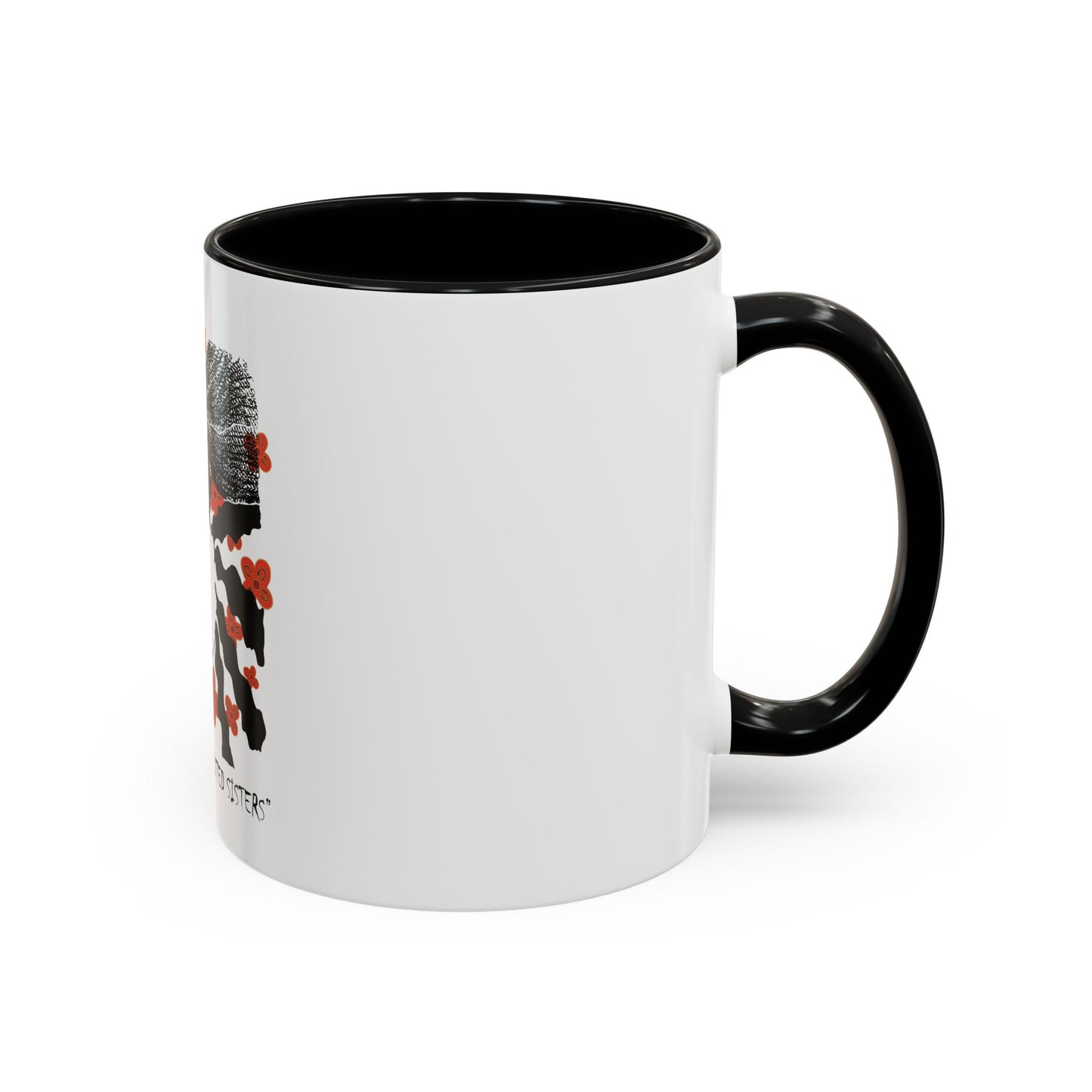 Festive Adinkra meets Twisted Sisters Hair and Cola Nuts . Accent Coffee Mug (11, 15oz)