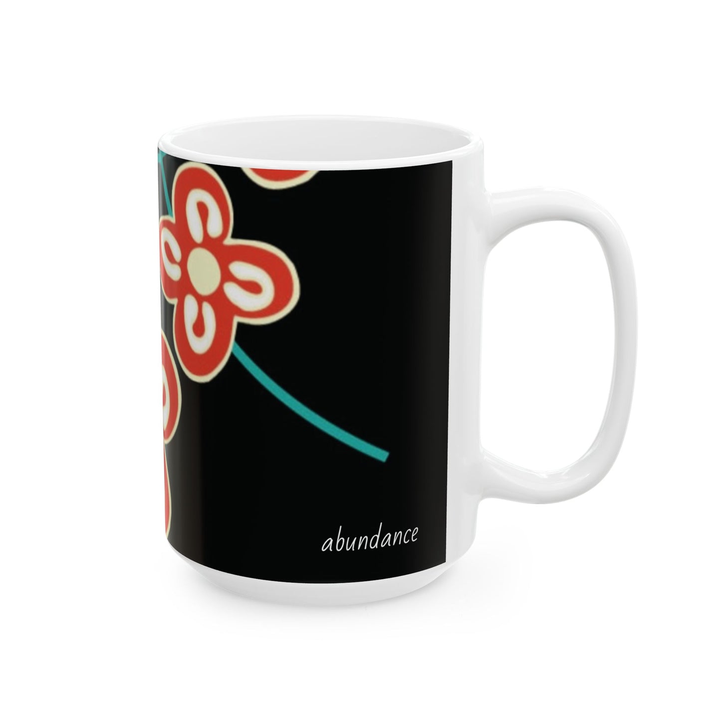 Festive Adinkra  Ceramic Mug, 11oz 15oz