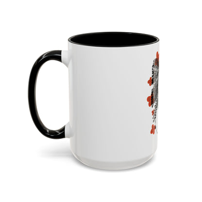 Festive Adinkra meets Twisted Sisters Hair and Cola Nuts . Accent Coffee Mug (11, 15oz)