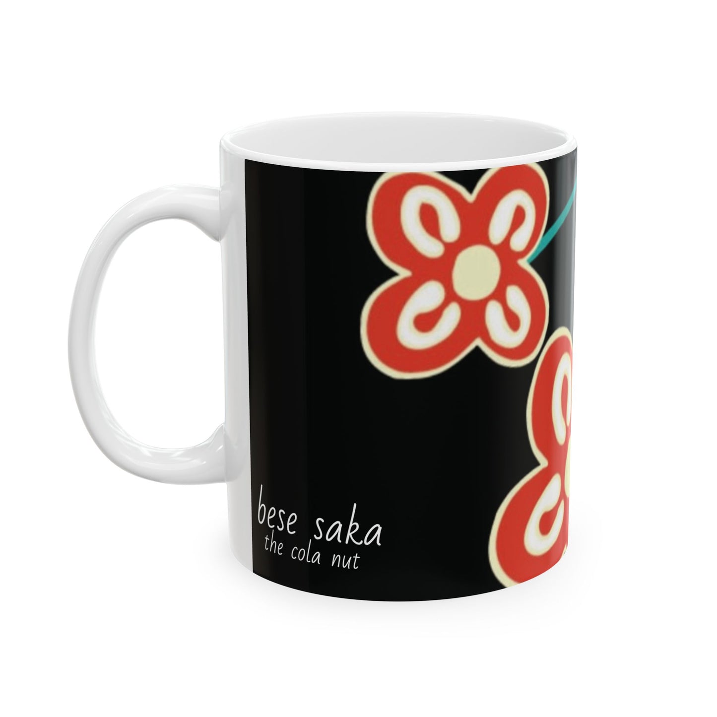 Festive Adinkra  Ceramic Mug, 11oz 15oz