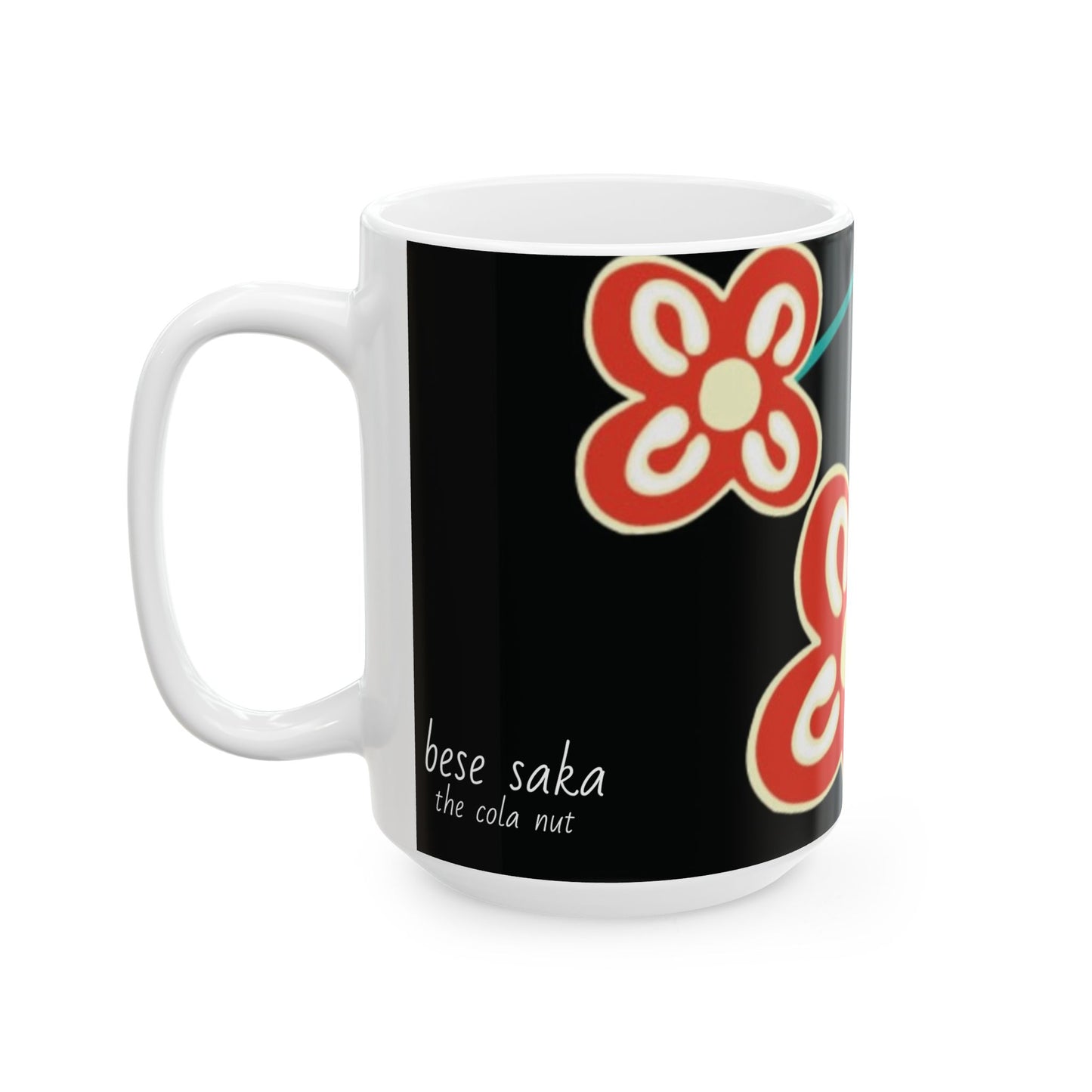 Festive Adinkra  Ceramic Mug, 11oz 15oz