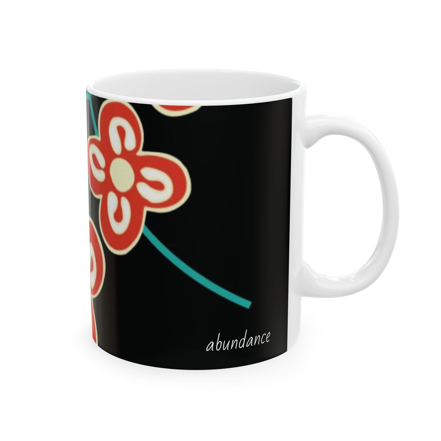 Festive Adinkra  Ceramic Mug, 11oz 15oz