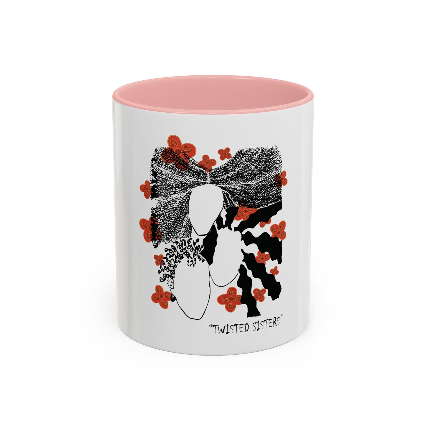 Festive Adinkra meets Twisted Sisters Hair and Cola Nuts . Accent Coffee Mug (11, 15oz)