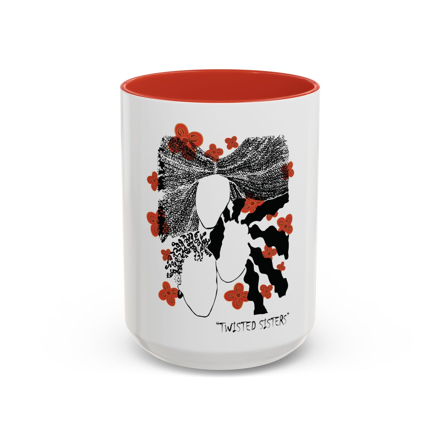 Festive Adinkra meets Twisted Sisters Hair and Cola Nuts . Accent Coffee Mug (11, 15oz)