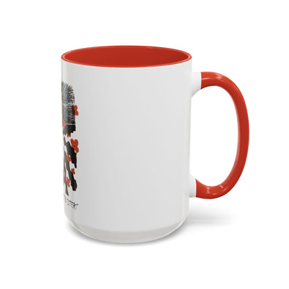 Festive Adinkra meets Twisted Sisters Hair and Cola Nuts . Accent Coffee Mug (11, 15oz)