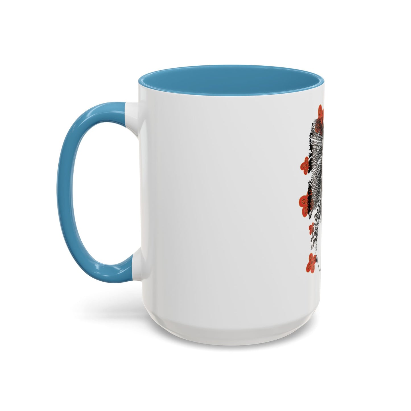 Festive Adinkra meets Twisted Sisters Hair and Cola Nuts . Accent Coffee Mug (11, 15oz)