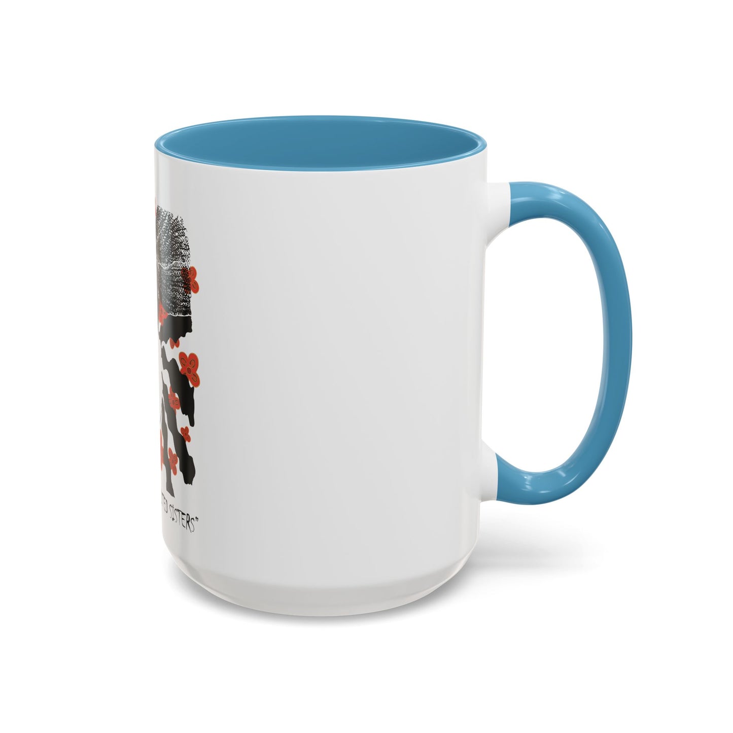 Festive Adinkra meets Twisted Sisters Hair and Cola Nuts . Accent Coffee Mug (11, 15oz)